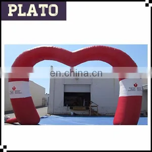 Heart Shaped Inflatable Archway for Advertising/commercial Inflatable Arch for Promotiion thumbnail-1