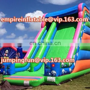 PVC Tarpaulin Medium Size Commercial Inflatable Slide ID-SLM082 thumbnail-1