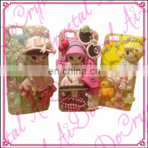 Aidocrystal Newest Popular Green Pink Yellow Soft 3d Phone Back Cover for Samsung Galaxy Case for Galaxy S6 thumbnail-1
