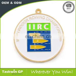 Gold Logo Cheap Award Sport Medal With Ribbons/lanyards thumbnail-4