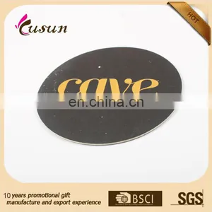 New Products Absorbent Paper Cup Beer Coffee Coaster With Custom Design Gold Foil Printing thumbnail-1