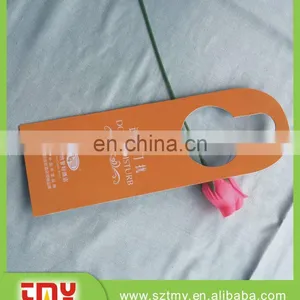 Custom Printing Plastic Hanger Hotel Room Door Plastic Hanger thumbnail-1