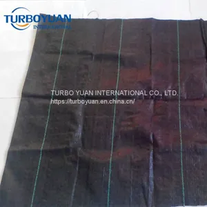 Plastic Grass Flower Mat / Tree Protection Polywoven Weed Mat for Sale thumbnail-2
