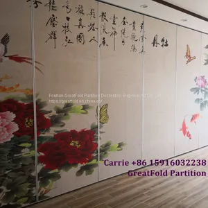 Australia Classroom Acoustic Accordion Door/Wall Wooden Soundproof Folding Door For Conference Room thumbnail-5