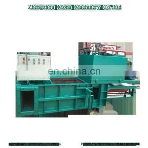 Fully Automatic Bag Turning and PLC Control Baler Machine/Vertical Compression Baler / Vertical Packing Machine thumbnail-1