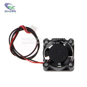 25x25x10mm DC 12V 0.09A Double Ball Bearing Miniature Device Hard Fan thumbnail-3