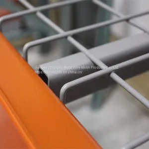 PVC Coated Wire Deck Mesh Deck Manufacturers Heavy Duty Pallet Racking thumbnail-1