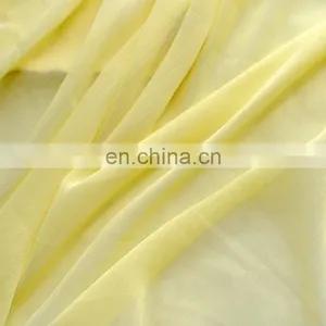 High Quality Plain Crepe Polyester Crinkle Chiffon Fabric Garment Fabricfor Dress thumbnail-1