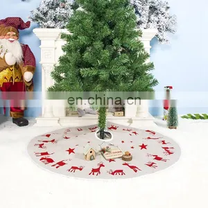I@home Elk Print Christmas Tree Decoration Wholesale Christmas Tree Skirt thumbnail-1