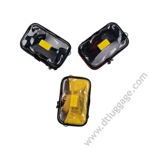 Transparent Multifunction Mini Storage Bag ABS Hard Shell Cosmetic Case thumbnail-4