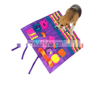 Dog Feeding Mat Dog Snuffle Mat Dog Training Pad Pet Nose Work Blanket Non Slip Pet Activity Mat for Foraging Skill thumbnail-1
