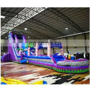 Outdoor Playground Inflatable Slide And Pool For Children Amusement Park thumbnail-1