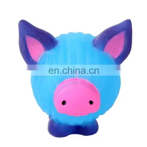 Cow Shaped Puppy Dog Toys Chewing Squeaky Vinyl Pet Toys With Sound Squeaker thumbnail-3