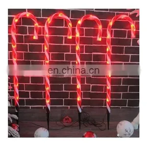 LED Waterproof Solar Hot Sale High Quality Factory Supply Christmas Candy Cane String Lights Outdoor Decorative Street Light thumbnail-1