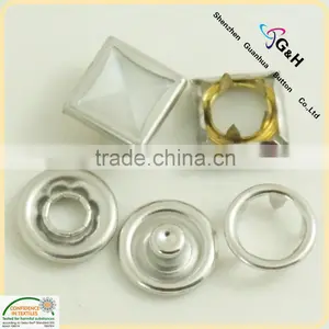10mm Square Pearl Snap Buttons thumbnail-1