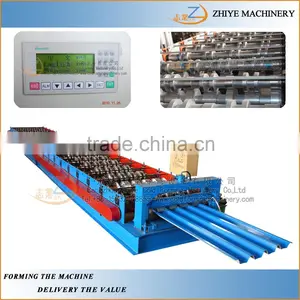 Trapezoidal Roof Panel Cold Forming Machine/profile Iron Sheet Cold Makig Line thumbnail-3