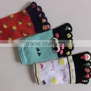 2016 Children's Knit Five Toe Socks Cartoon Socks Quality Choice thumbnail-2