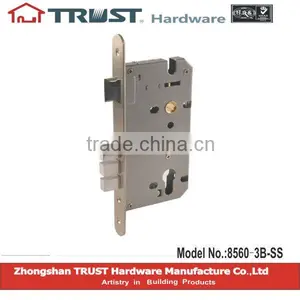 TRUST 85X60mm 3 Square Bolt China Deadbolt Mortise Lock thumbnail-1