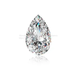 Loose Gemstones Moissanite Stone 0.35ct To 6ct Pear Shape Diamond D Color VVS1 Loose Beads For Women Luxury Ring Jewelry Making thumbnail-5