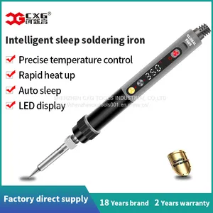 CXG E60S Electric Soldering Irons Adjustable Temperature Internal Heating Type Solder Iron Professional Welding Tools 220V 60W thumbnail-1