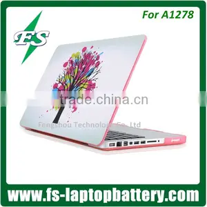 Oil Painited Design Hard Case Cover for Macbook Air 11" Pro 13" Retina With Logo Cut-out Rubber Hard Case Cover for Macbook thumbnail-1