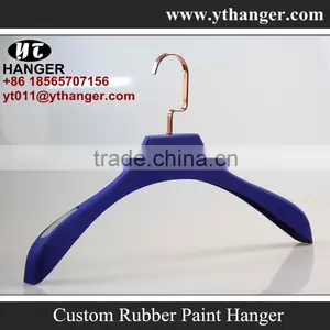 IMY-457 Blue Rubber Man Plastic Hangers for Jacket thumbnail-1
