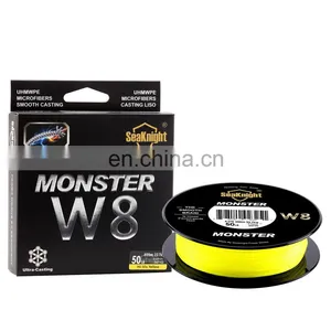 8 Strands 500m Smooth PE Tackle Fishing Line 6 Colors Polyethylene Power Braided Line thumbnail-3
