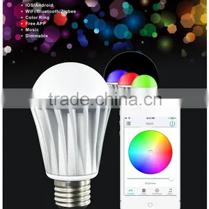 No Need WiFi Controller Direct Connect E27 Base Smart WiFi LED Bulb With English/Spanish APP for Both Android And IOS Smartphone thumbnail-6