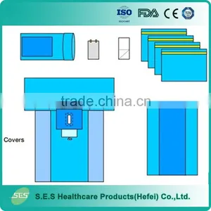 Surgical Disposable Nonwoven Laparoscopic Cholecystecyomy Drape Made in China thumbnail-1