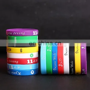 Eco Friendly Rubber Wrist Bands Wristband Silicon Bracelet Custom Logo Silicone Wristband thumbnail-3