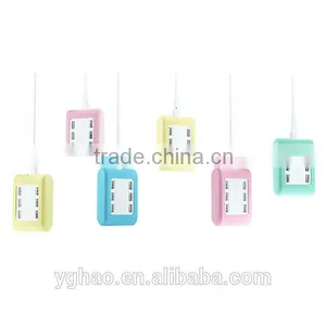 Wholesale New Design Super Fast Charging 5V 4A Multiple Port Universal 5 Usb Travel Wall Charger for Mobile Phone thumbnail-6