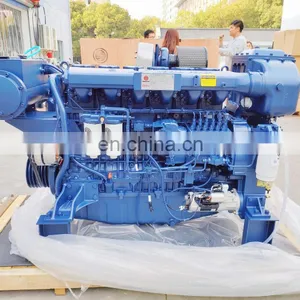 Hot Sell 6 Cylinders 4 Strokes Water Cooled Weichai 550hp Marine Engine WP12C550 thumbnail-4