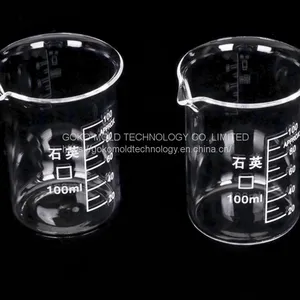 Quartz Material Beaker High Type Low Type 5ml~50ml High Quality Quartz Glass Laboratory Ware thumbnail-2