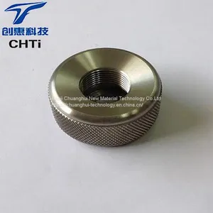 Spot Supply of Chuanghui TC4 Titanium Alloy Gray Nut Mechanical Accessories for Customized Processing of Irregular Parts thumbnail-3