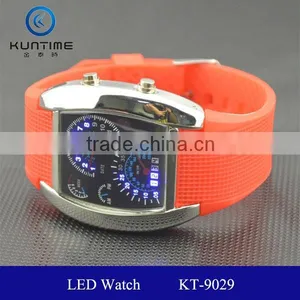 Hot Sale Sports Flash LED Car Speedometer Meter Dial Men Gift Watch thumbnail-6