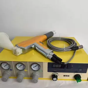 HXC-600A Factory Direct Sales In Line With Human Mechanics Design Powder Cartridge Electrostatic Powder Metal Coating Machine thumbnail-4