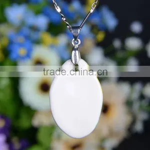 CUSTOMIZED Famille Rose Porcelain Glazed Phantom of the Opera Pendant Necklace thumbnail-2