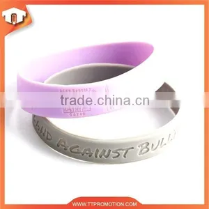 Promotional High Quality Silicone Wristband Key Holder With Logo thumbnail-1