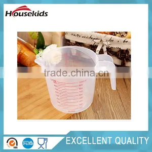 Measuring Cups 3 Piece Plastic Cup Set - Nesting and Stackable: 1 Cup, 2 Cup, and 1 Quart Sizes. Best for Cooking and Baking thumbnail-4