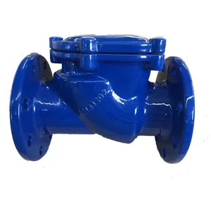 BS DIN Standard GGG50 Resilient Swing Check Valve Pn16 DI Ductile Iron Check Valve for Water thumbnail-1