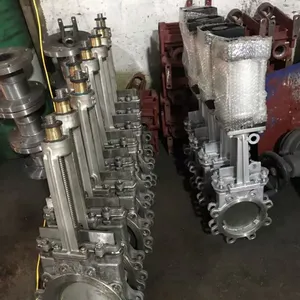 Stainless Steel Knife Gate Valve CF8 SS 303/304/316L/201 Pneumatic Petal Type 8 Inch DN200 Knife Gate Valve thumbnail-4