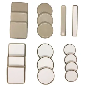 Furniture Sliders Plastic Self-Adhesive Square Sliding Pads, Chair Glides for Carpeted Tile Vinyl Hardwood Floors thumbnail-1