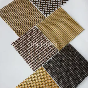 Durable New Stainless Steel Woven Decorative Mesh Patterns, Suitable for Elevator Car Decoration thumbnail-2