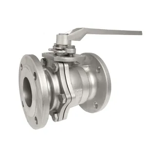 Industrial Valve ANSI 150lb DN200 CF8 CF8m 304 316 Wcb Full Port Manual Flanged Stainless Steel Floating Ball Valves thumbnail-3