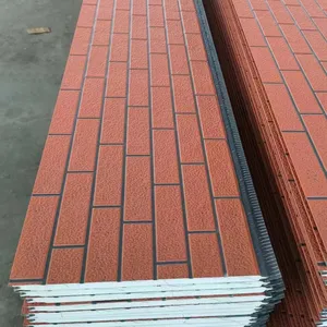 PU Foam Sandwich Panels Roof Fireproof Insulated Sandwich Wall Panel Building Boards of Metal Siding thumbnail-1