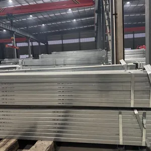 Low Price Hot Dip Galvanized Square Steel Pipe SHS Galvanized Square Hollow Section ERW Welded Tube In Stock thumbnail-2