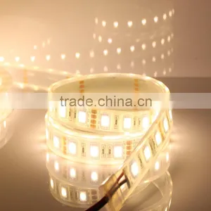 DC12V SMD5050 60leds IP65 Warm White Waterproof Flexible Bettery Powered Led Strip Llight thumbnail-2