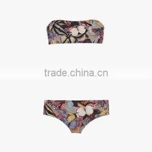 (ODM/OEM Factory)new Printing Sexy Brazilian Bikini Lady Swimsuit Micro Bikini Swimwear thumbnail-2