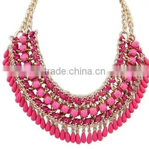 Fashion Necklaces 2016 Necklaces Jewelry Type Latest Design Beads Necklace Statement Necklaces thumbnail-1