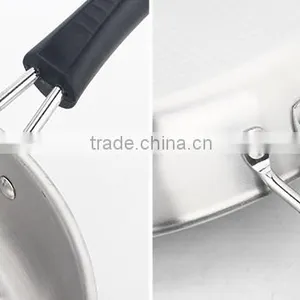Hot Sale Stainless Steel Multi Skillet Induction Frying Pan Wall Clock thumbnail-4